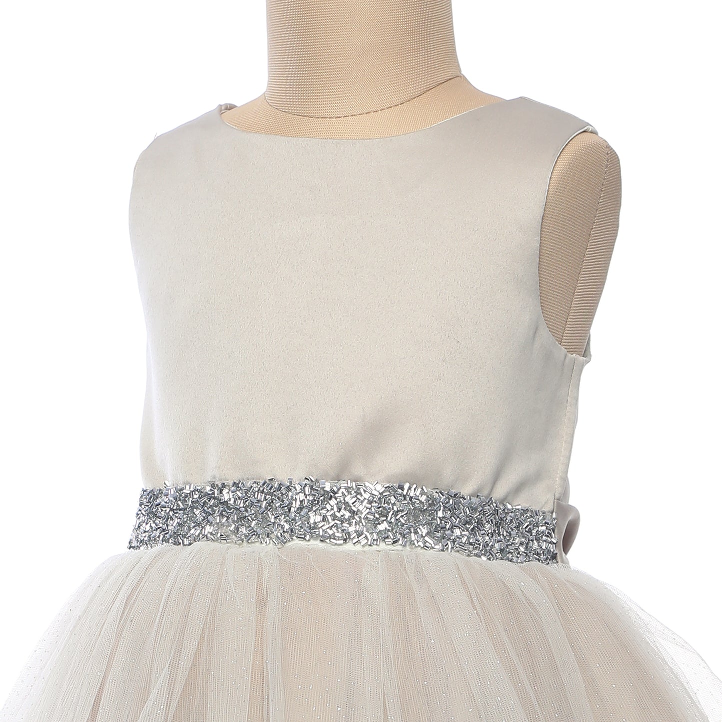 Neutral Color Beige Brown Shade Dress - Ideal for family dinners , evening events