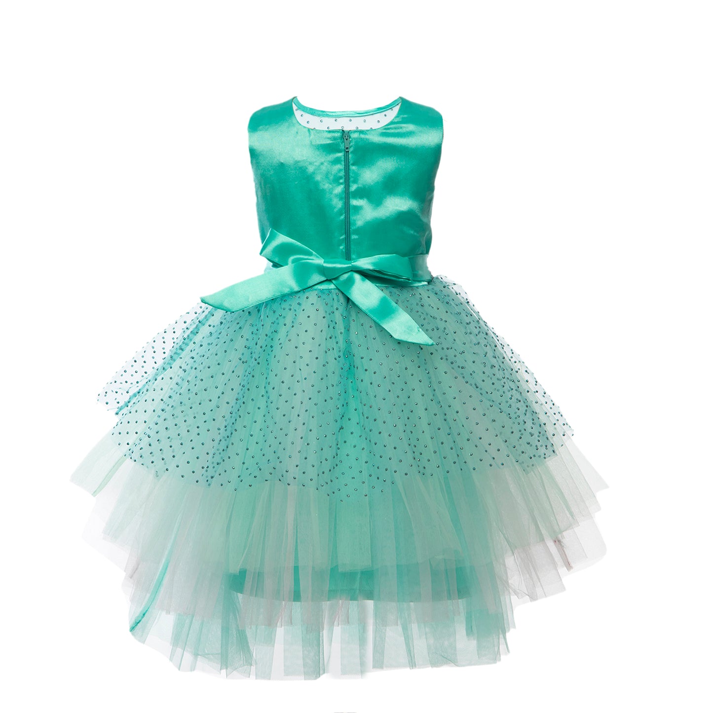 Light Green Glitters Dress(Blings) - Christmas Special , Ideal for Weddings