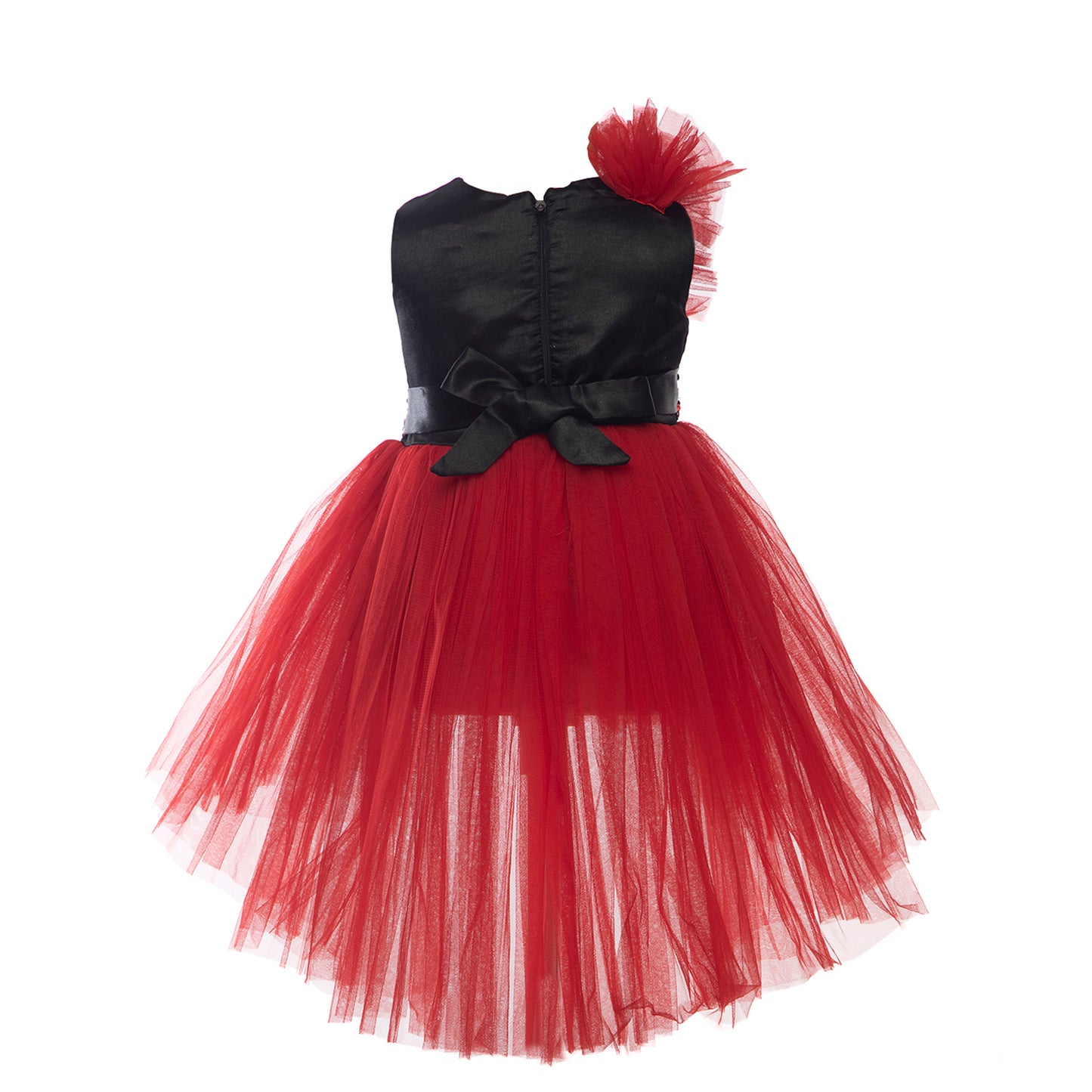 Red Dress With Full Crossbody Sash - Perfect for Christmas 2024 Holiday Season