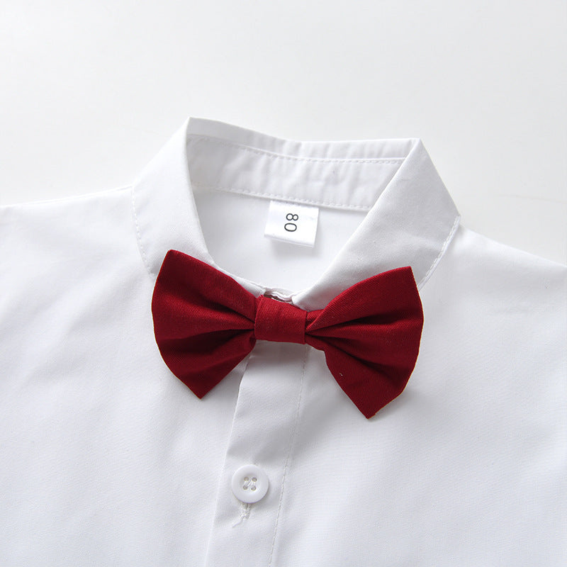Baby Boy Suits Formal Outfit 4 Piece Set