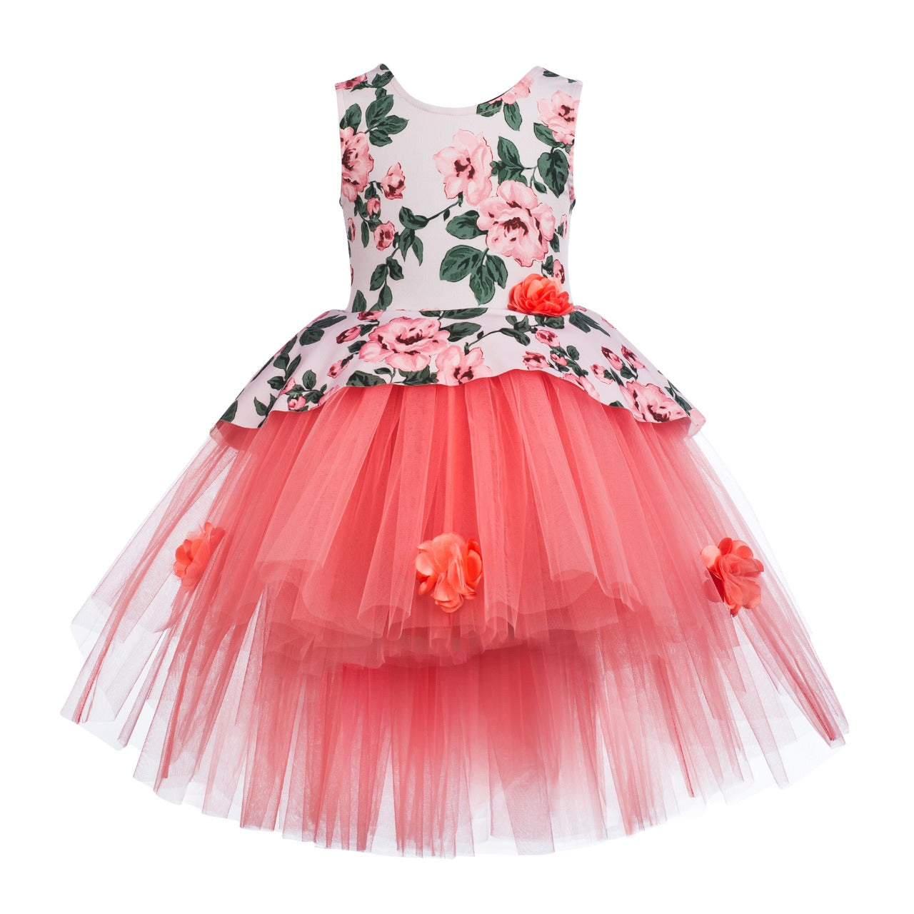 Online Special :Rose Flower Petal Dress - Flower Girls , Weddings, Birthdays , Photoshoots