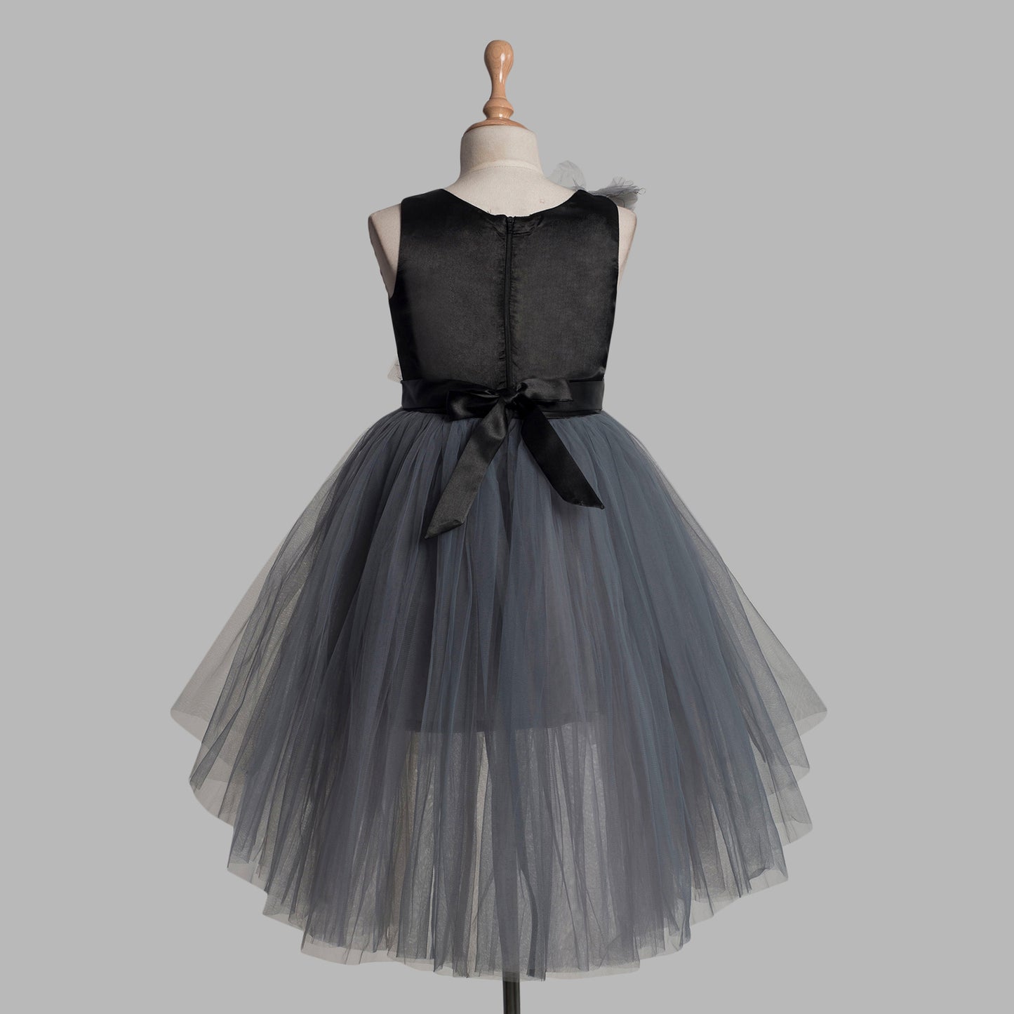 Grey Black Sparkling Dress - Fathers Day , School Graduation , Flower Girls , Weddings, Birthdays , Photoshoots