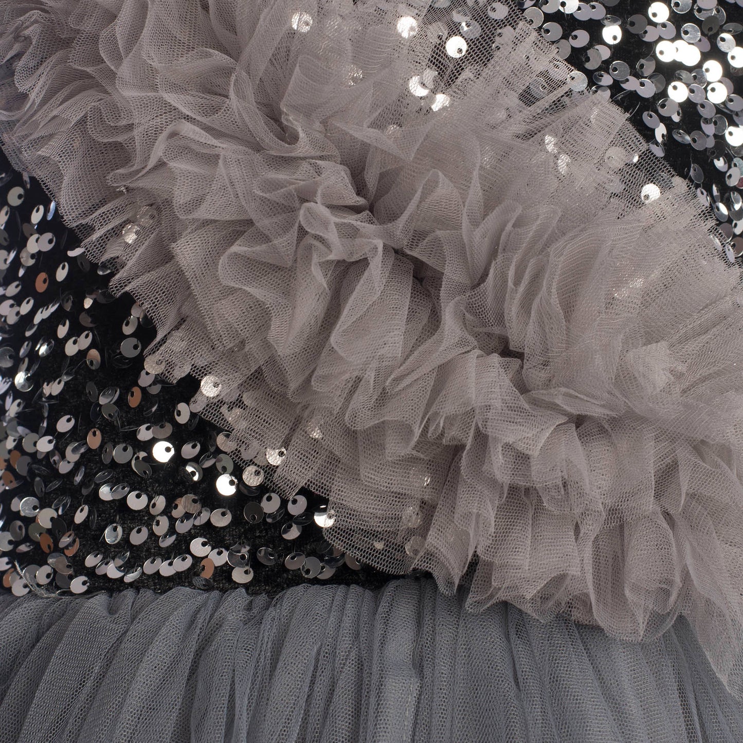 Grey Black Sparkling Dress - Fathers Day , School Graduation , Flower Girls , Weddings, Birthdays , Photoshoots